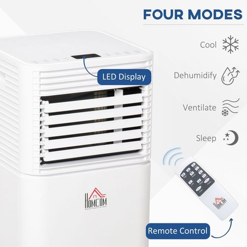 9000 BTU 4-in-1 Portable Air Conditioner |Dehumidifier & Sleep Mode with LED Display & Timer - Samanta Factory