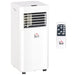 9000 BTU 4-in-1 portable air conditioner with LED display, cooling, dehumidifier, fan and sleep mode – UK home and bedroom AC unit