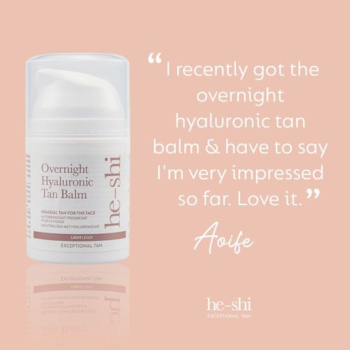 Hyaluronic Tanning Balm for face – 3-in-1 self-tan, hydration and anti-ageing care
