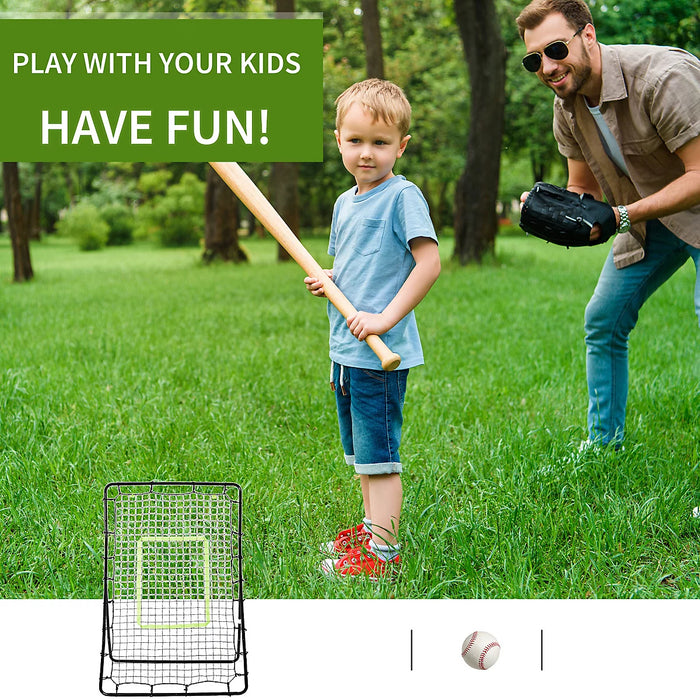Rebounder Net Target – Foldable Kickback Trainer for Baseball, Kids & Adults - Samanta Factory