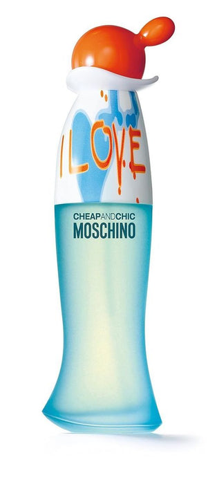 Moschino I Love Love Eau de Toilette 50ml – bright citrus floral women’s perfume in a playful designer bottle