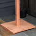 Wooden Bird Feeder Wooden Bird Table Bird Feeder with Roof, Brown, 130cm - Samanta Factory