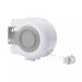 Double retractable clothesline mounted on wall for outdoor laundry drying