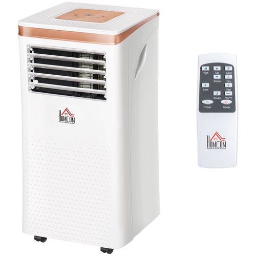 4-in-1 portable air conditioner with remote control and exhaust hose
