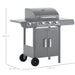 Gas Barbecue Grill – 3+1 Burner with Large Cooking Area - Samanta Factory