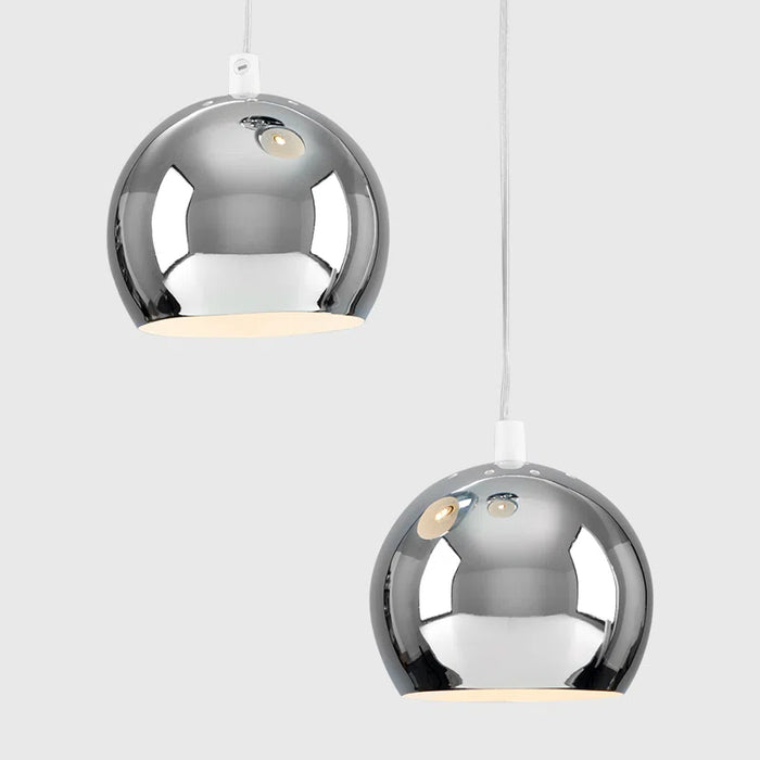 Kerry 3 - Light Silver Cluster Pendant