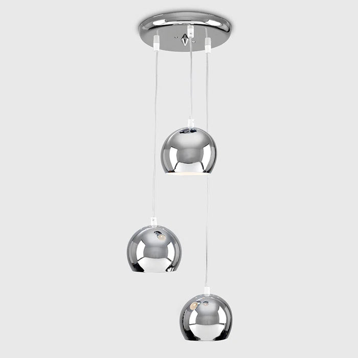 Pendant cluster ceiling light with 3 adjustable lights – modern hanging fixture for kitchen, dining room, or hallway