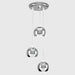 Pendant cluster ceiling light with 3 adjustable lights – modern hanging fixture for kitchen, dining room, or hallway