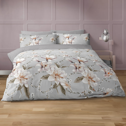Duvet Cover Set – Floral Cotton Blend Design - Samanta Factory