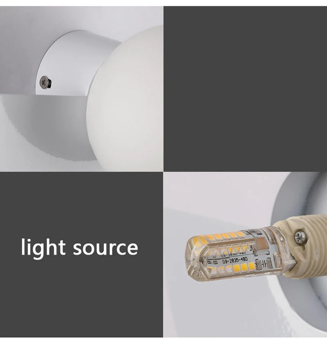 Wall Lamp – Nordic LED Ball Light for Stylish Home Decor - Samanta Factory