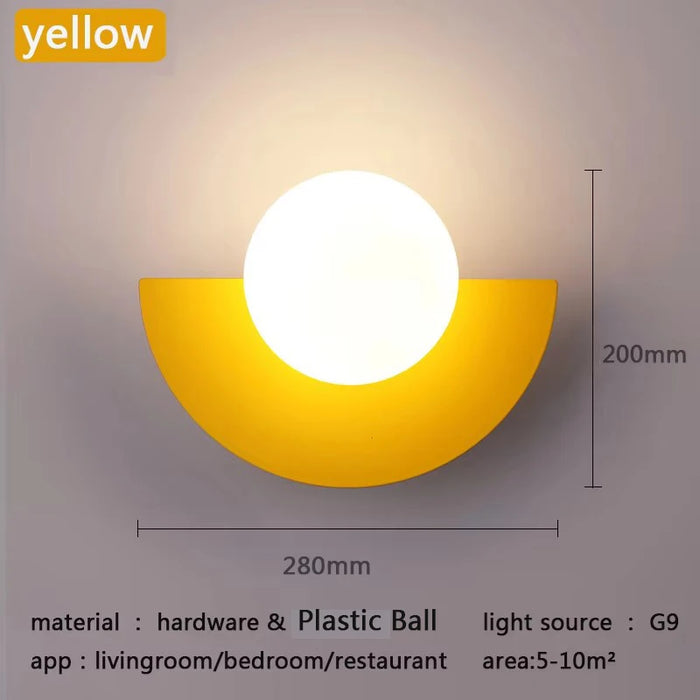 Wall Lamp – Nordic LED Ball Light for Stylish Home Decor - Samanta Factory