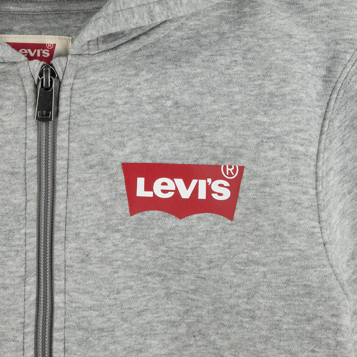Youth Zip up Hoodie in Grey, 5-6 Years