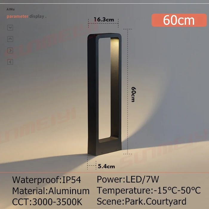 LED Lawn Lamp – Waterproof 10W Aluminum Garden Path Light - Samanta Factory