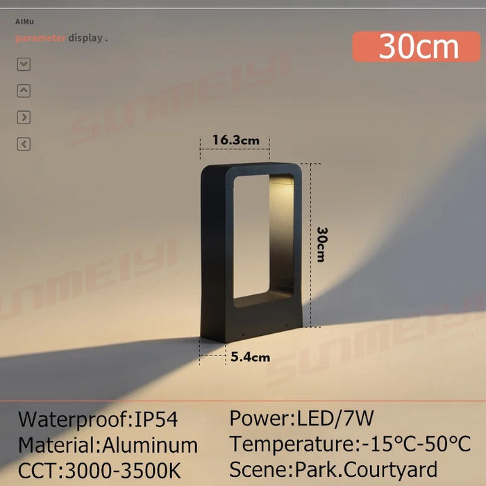 LED Lawn Lamp – Waterproof 10W Aluminum Garden Path Light - Samanta Factory
