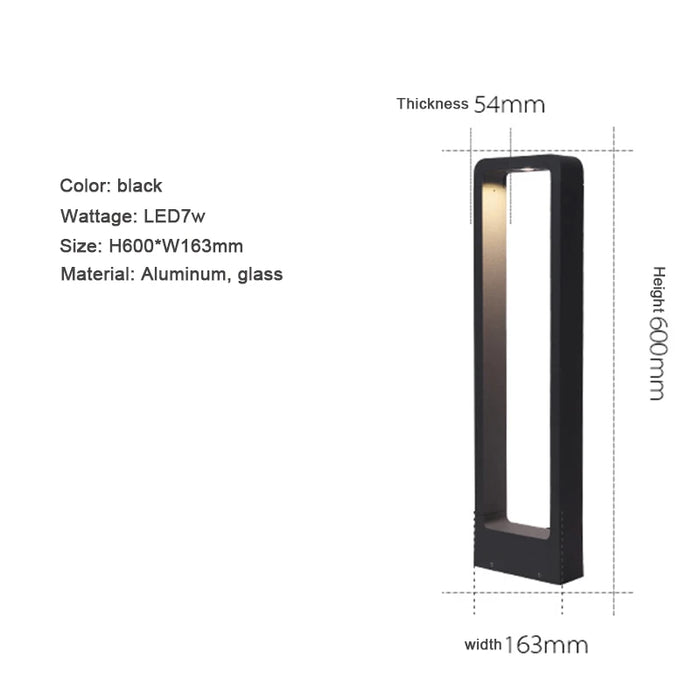 LED Garden Lights – Waterproof Modern Aluminum Lawn Lamp - Samanta Factory
