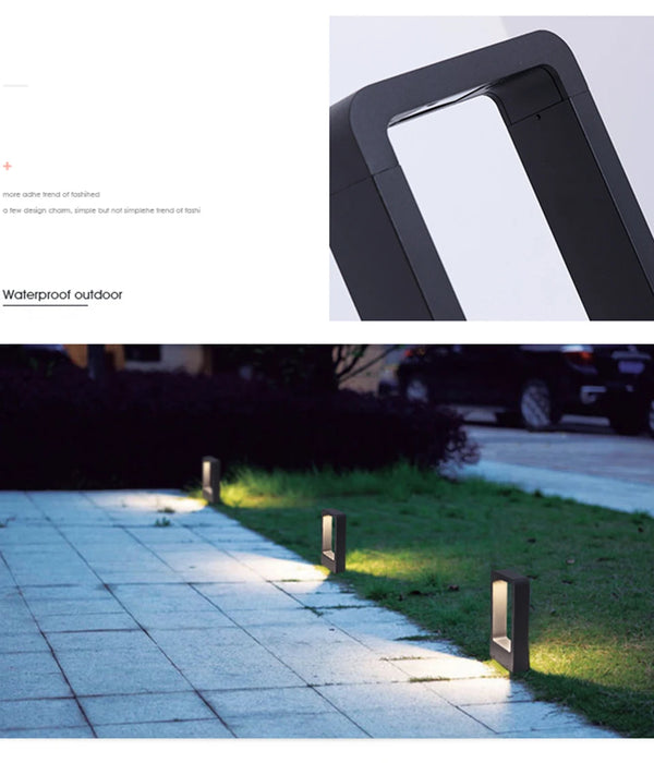 LED Garden Lights – Waterproof Modern Aluminum Lawn Lamp - Samanta Factory