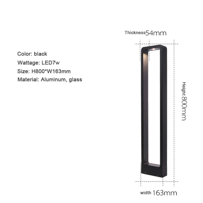 LED Garden Lights – Waterproof Modern Aluminum Lawn Lamp - Samanta Factory