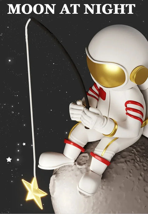 Children’s Wall Lamp – Star Astronaut Projector Light - Samanta Factory