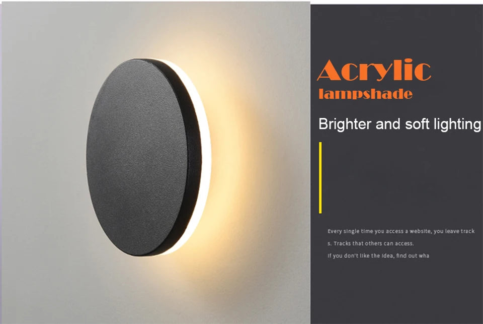 Outdoor Wall Lamp – IP65 Waterproof LED Light - Samanta Factory