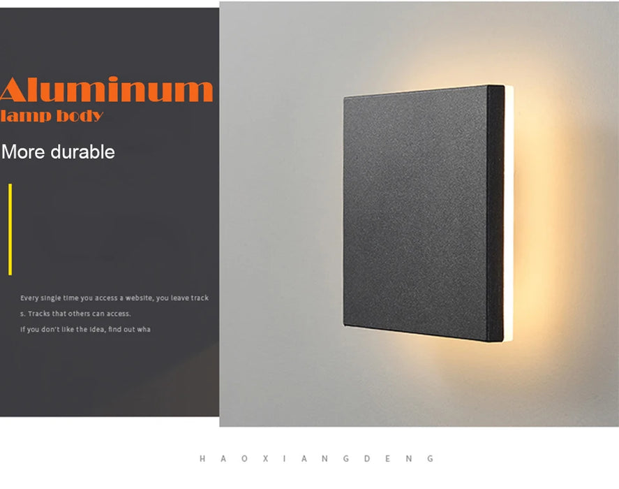 Outdoor Wall Lamp – IP65 Waterproof LED Light - Samanta Factory