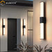 IP54-rated aluminum outdoor wall lamp with dimmable LED lighting for garden, balcony, and garage use