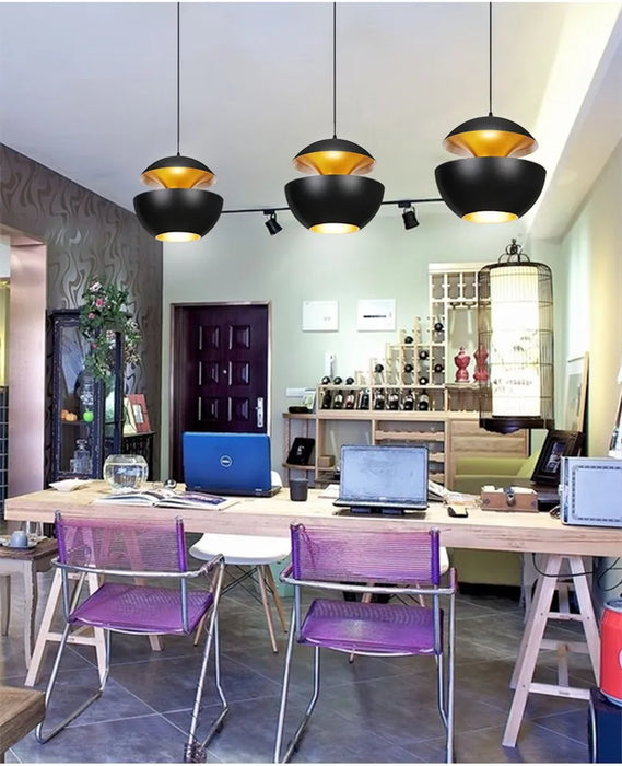 LED Chandelier – Modern Pendant Light for Dining & Kitchen - Samanta Factory