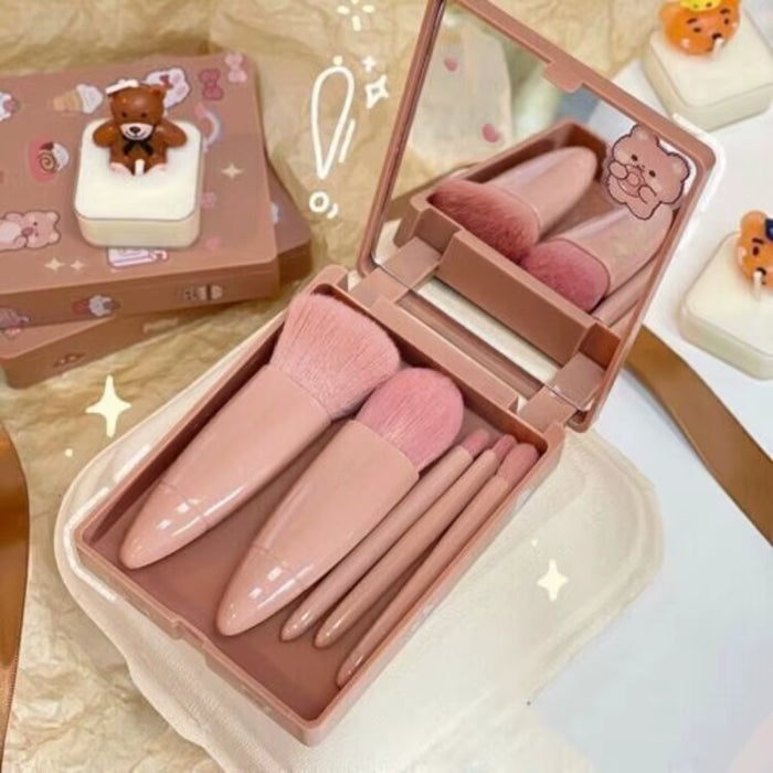 5X Kabuki Make up Brush Set ,Buffer Powder Contour Eyeshadow Makeup Brushes,Uk.