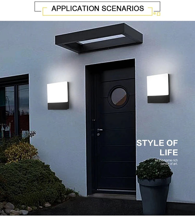 Outdoor Wall Lamp – Waterproof and Ultra Bright - Samanta Factory