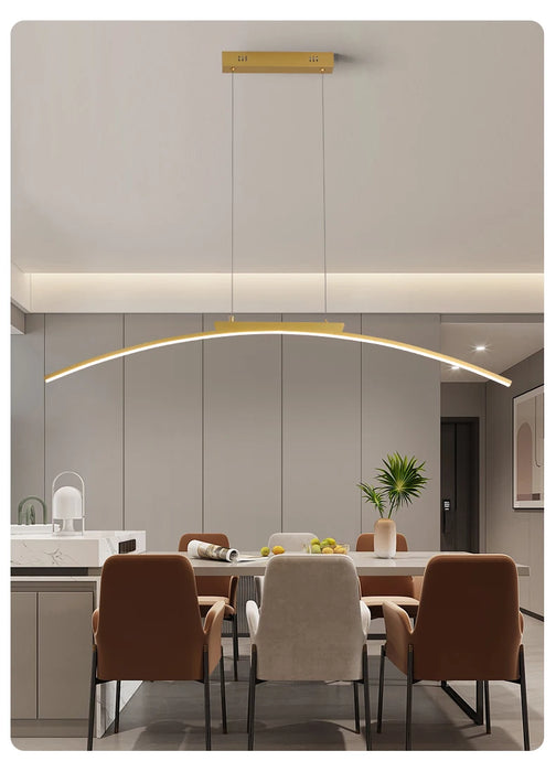 Pendant Light – Modern Arc Design for Dining & Kitchen - Samanta Factory