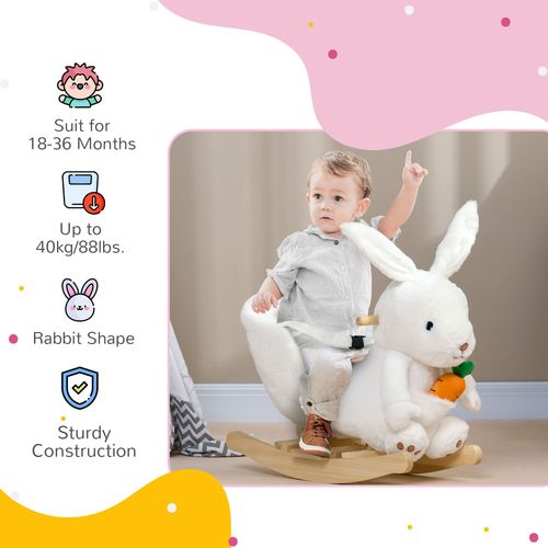 Rocking Animal Toy – Interactive Rabbit Design with Sounds - Samanta Factory