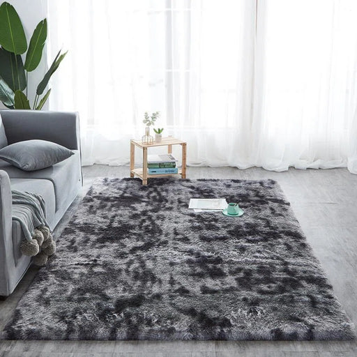 Plush non-slip velvet floor mat for living room or nursery