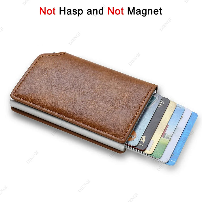 Black Fiber Wallet - Sleek Design & Anti-Theft Protection - Samanta Factory