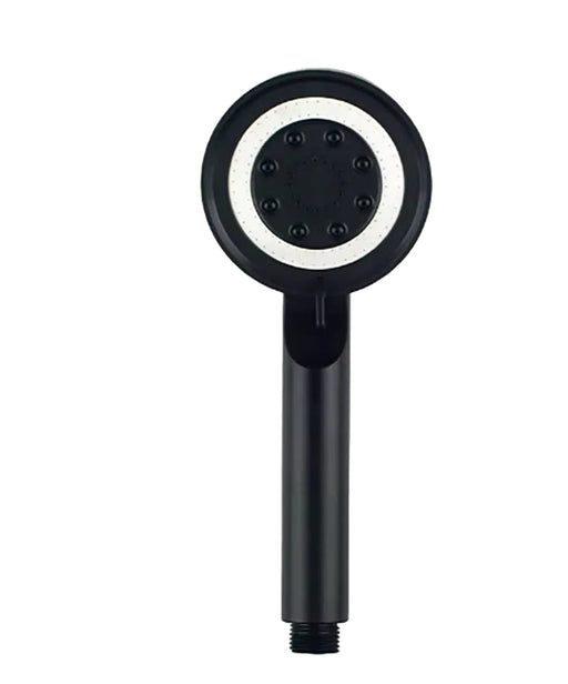 Black 5-mode high pressure shower head with rainfall spray - bathroom upgrade UK