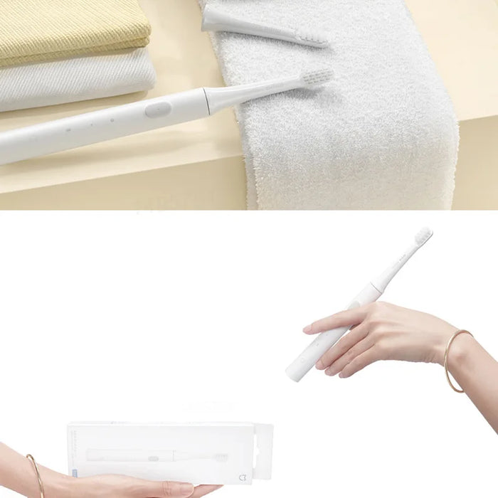 Mijia T100 Sonic Electric Toothbrush Mi Smart Waterproof Tooth Head Brush IPX7 Rechargeable USB for Teeth Brush Whitening