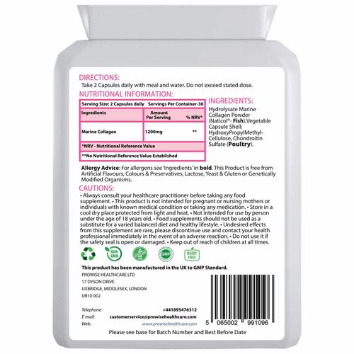 Marine Collagen Capsules – Skin & Joint Support - Samanta Factory