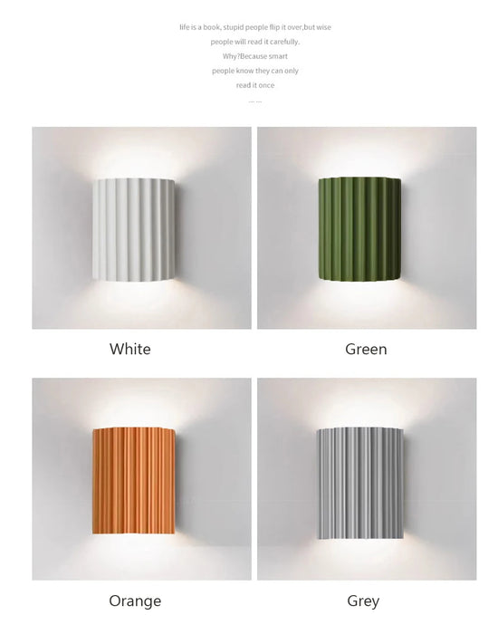 Wall Lamp – Macaron Resin Design for Modern Home Decor - Samanta Factory