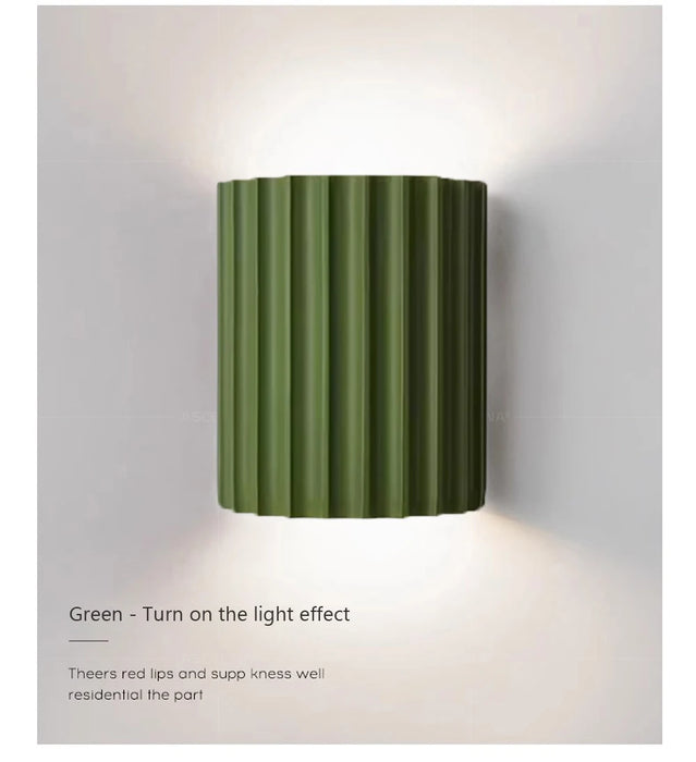 Wall Lamp – Macaron Resin Design for Modern Home Decor - Samanta Factory