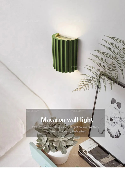 Wall Lamp – Macaron Resin Design for Modern Home Decor - Samanta Factory