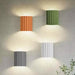 Macaron-style resin wall lamp for modern and colorful home decor