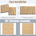10 PCS Wood Tiles for Terrace and Balcony
