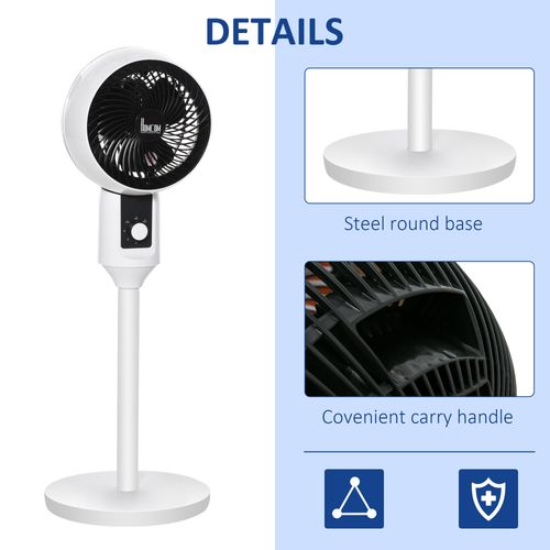 Industrial Air Circulator | 70° Oscillation + 90° Tilt | 3 Speeds & Carry Handle - Samanta Factory