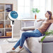 Industrial Air Circulator | 70° Oscillation + 90° Tilt | 3 Speeds & Carry Handle - Samanta Factory