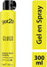 Glued Hairspray, Blasting Freeze Spray, Strong Hold Hairspray for up to 72 Hours, Vegan, Silicone Free, 300 Ml