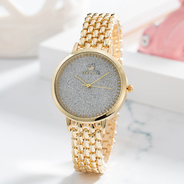 ✨ Jewelry-Inspired Luxe Watch | 20ATM Waterproof + Sapphire Crystal 💎 (Gold/Rose Gold) - Samanta Factory