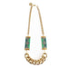 Priestess II Necklace - Pink / Green - Samanta Factory