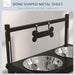 PawHut Raised Dog Bowl w/ Adjustable Height Stand for Small Medium Large Dogs - Samanta Factory