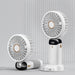 USB Rechargeable Mini Portable Handheld Electric Fan Foldable Neck Hanging Outdoor Fan Adjustable 5 Speed Powerful Air Cooler - Samanta Factory