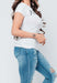 White Ye Saint Love Tee Top - Samanta Factory