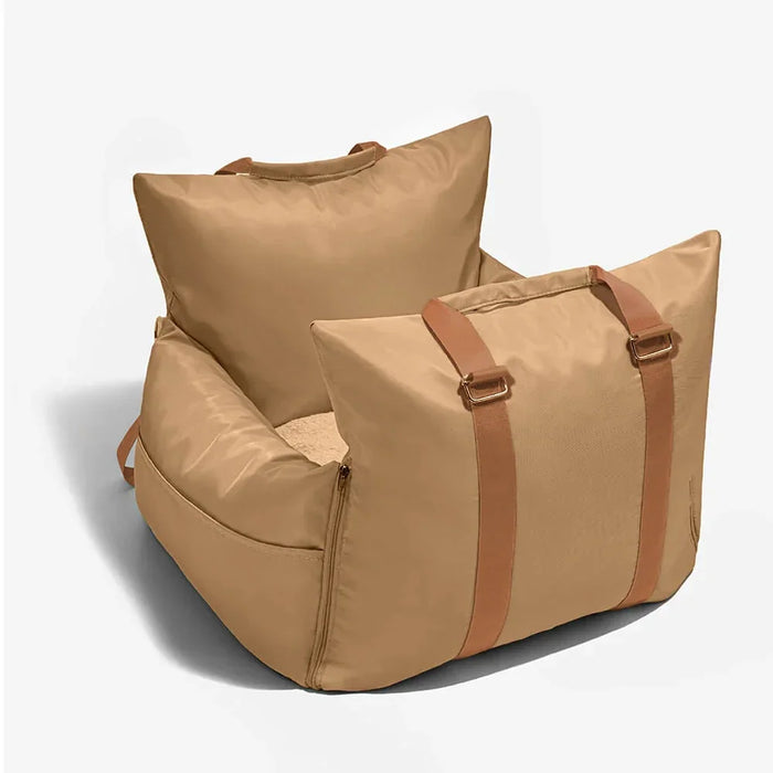 Deluxe Waterproof Pet Car Seat Bed – Travel Nest for Dogs & Cats - Samanta Factory