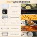 12L Digital Air Fryer Oven – Rotisserie & Dehydrator with 8 Presets for Healthy Cooking - Samanta Factory